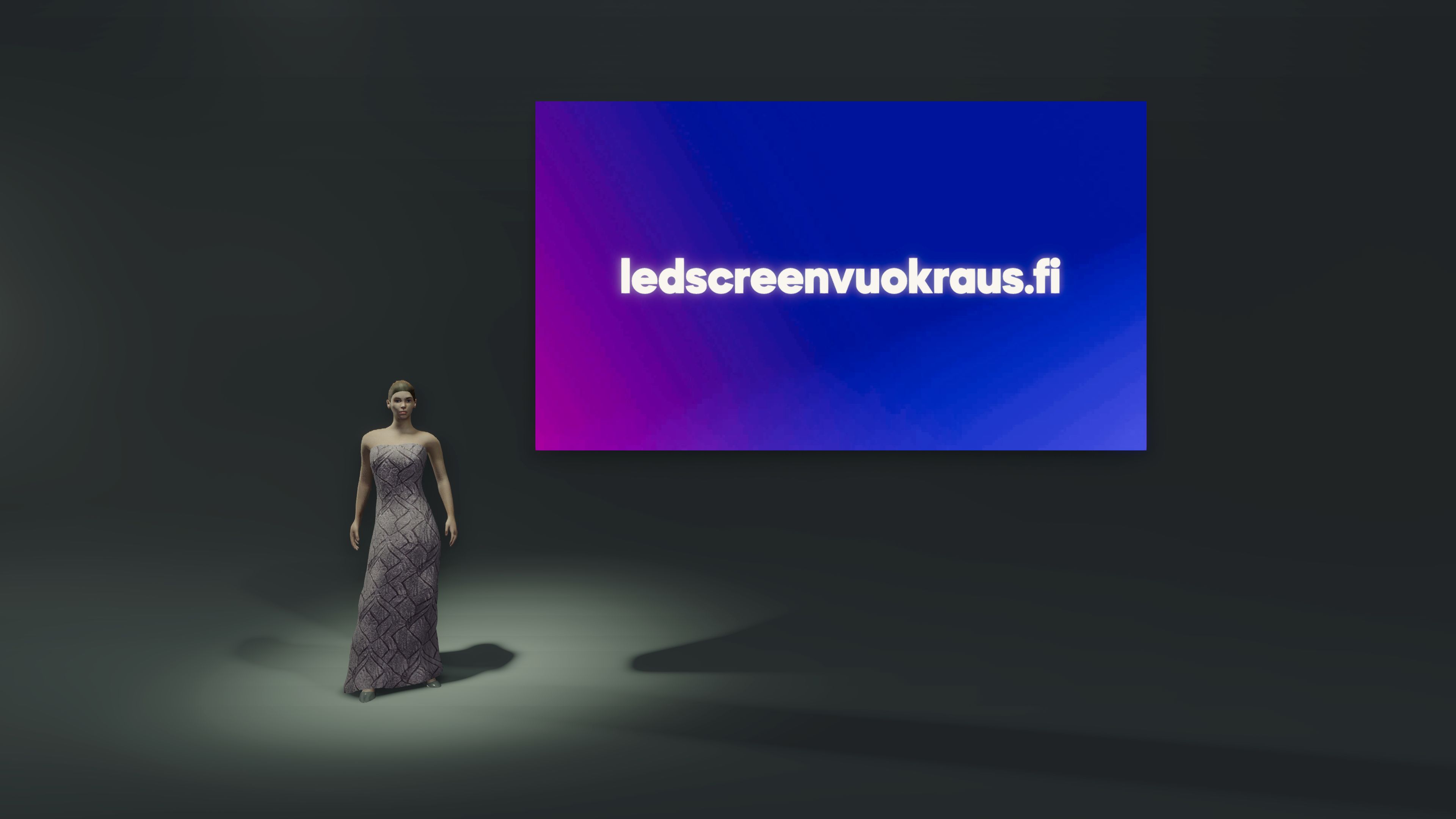 LED-näyttö 3.5 × 2 m